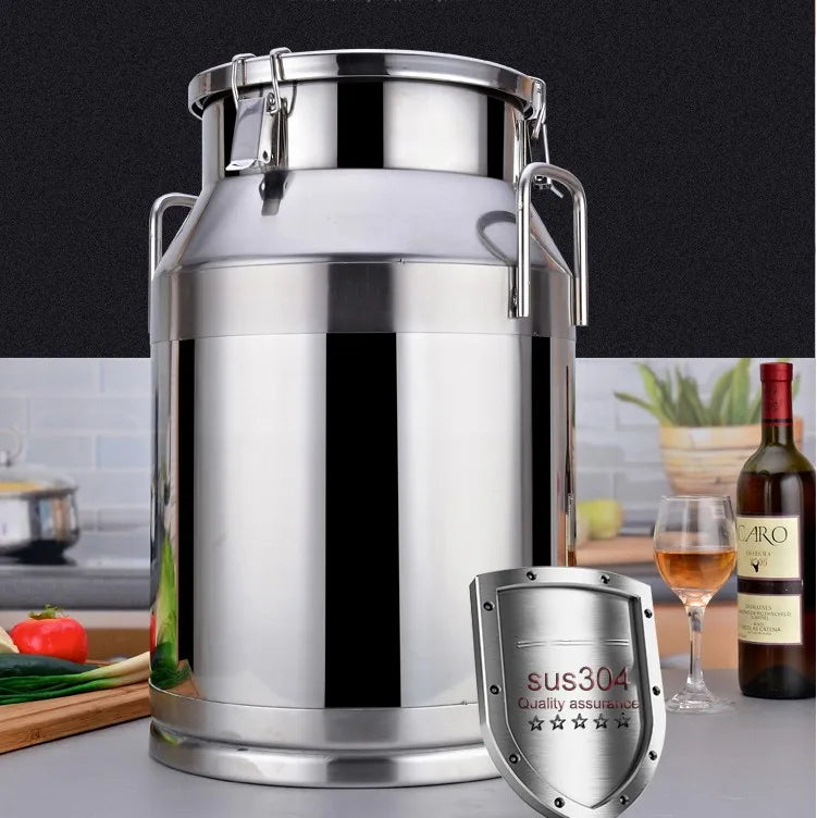 Portable Home Brew Equipment Milk Bucket 304 Stainless Steel Beer Brewing Equipment With Silicone Seal