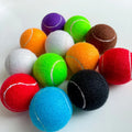 Pet Christmas Gifts Custom Logo Interactive Dog Chew Toys Rubber Pet Dog Tennis Ball