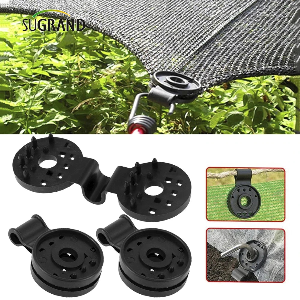 Plastic Tarp Spring Fasteners Shade Net Clips Round Shading Net Clamp Fixed Clip
