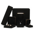 DIGU Wholesale Multifunctional Velvet Jewellery Boxes for Necklace Ring Pendant Bracelet Gift Packaging Square Carton Material