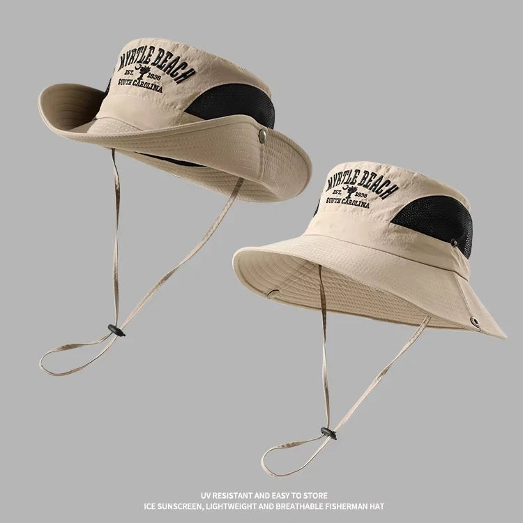 Wholesale Outdoor Climbing Hiking Fishing Cycling Sun Protection Travel Cap for Unisex Bucket Hat