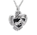 Motorcycle Eagle Urn Stainless Steel Ash Keepsake Urn Necklace Holder Memory Cremation Motorcycle Jewelry Pendant Ash Eagle Urn