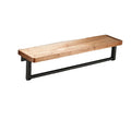 Modern Walnut Wood+Metal Bathroom Hardware Set Wall-Mounted Shower Towel Rack Accessories