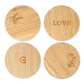 Hot Sale DIY Customized Plywood Tea Coaster