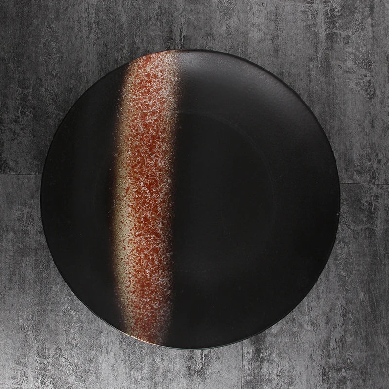 Wholesale Ceramic Plate Western-Style Food Pasta Porcelain Plate of Steak for Restaurant