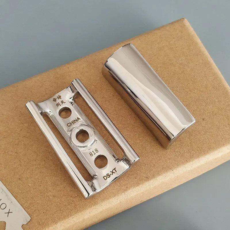 2021 DiShi  New 316L Stainless Steel  Double Edge  razor Head for Men Safety razor