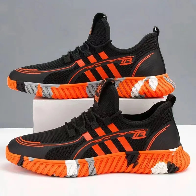 Wangdu Factory Breathable Mesh Men Running Footwear Sport Shoes Wholesale
