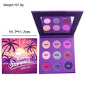 Multifunctional DIY 9 Colors Eyeshadow Palette With Private Label High Pigment Waterproof Eyeshadow Palette