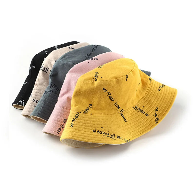 Wholesale Custom Designer Your Logo Printed Reversible Bucket HatCotton Bulk Luxury Sun Shade Fisherman Cap