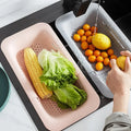 Collapsible Extendable Pot Colander Clips Kitchen Strainers Pasta Drainer Cooking Basket Food Clip on Silicone Strainer