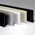 Metal Roller Blind Snap on Fascia Roller Shades Fascia Square L Shape Aluminum Valance Cassette Fascia for Window Roller Curtain