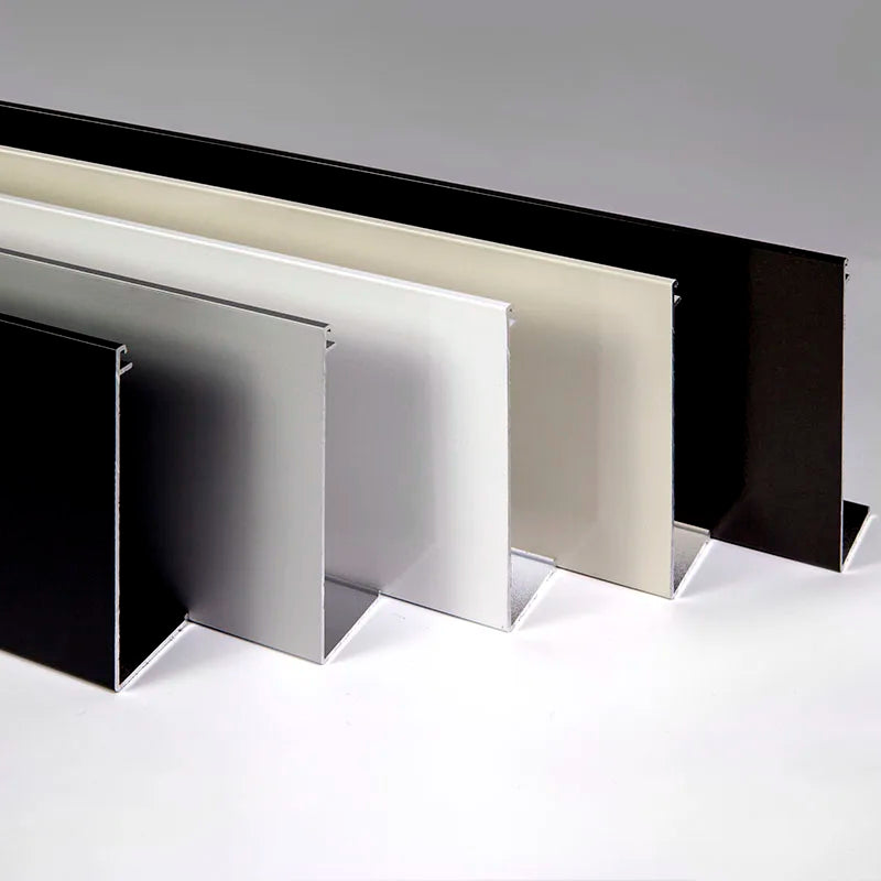 Metal Roller Blind Snap on Fascia Roller Shades Fascia Square L Shape Aluminum Valance Cassette Fascia for Window Roller Curtain