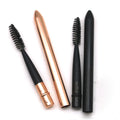 JDK New Design Eyelash Brush Retractable Rose Gold Makeup Mascara Wands Spoolie Brush with Lid