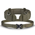 Men's Tactical Nylon Belt Outdoor Sports Padded Hunting AccessoryHiking Quick Release Heavy Duty Molle Buckle Alloy Metal