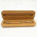 Factory Wholesale Stationery Gift Set Bamboo Ballpoint Pen with Box Premium Eco-Friendly Ballpen