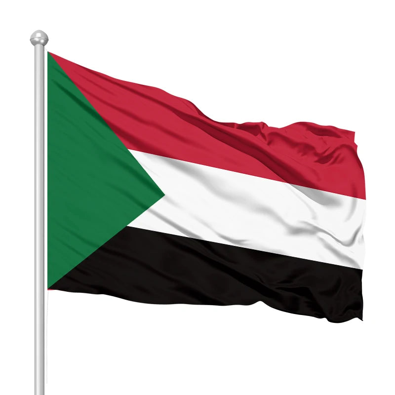 Promotional Product 100%polyester Sultan Flag 3x5FT Luxury Embroidery to Users Outside the Banner Color Bright