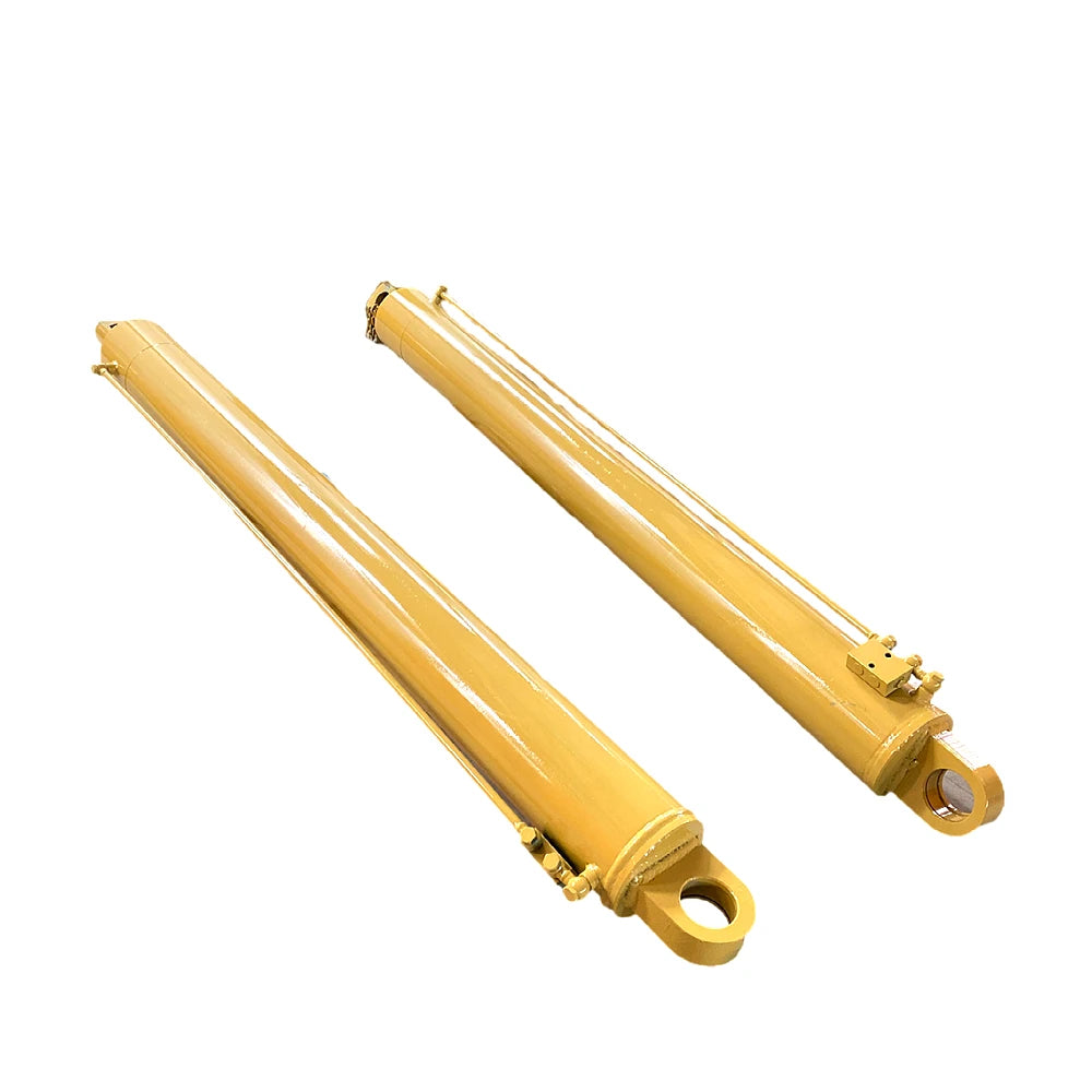 2-12 Ton Double Acting Flange Type Hydraulic Jack Long Stroke 45 Steel Construction & Mining Use 2-Year Warranty