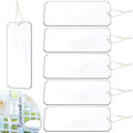 In Stock Blank Transparent Acrylic Wedding Chair Seat Card DIY Hanging Ribbon Important Activities Reserved Table Number Signs