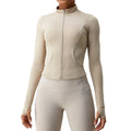 Fall New Zipper Yoga Jacket Long-sleeved Fitness Clothes Top Quick-dry Sports Jacket