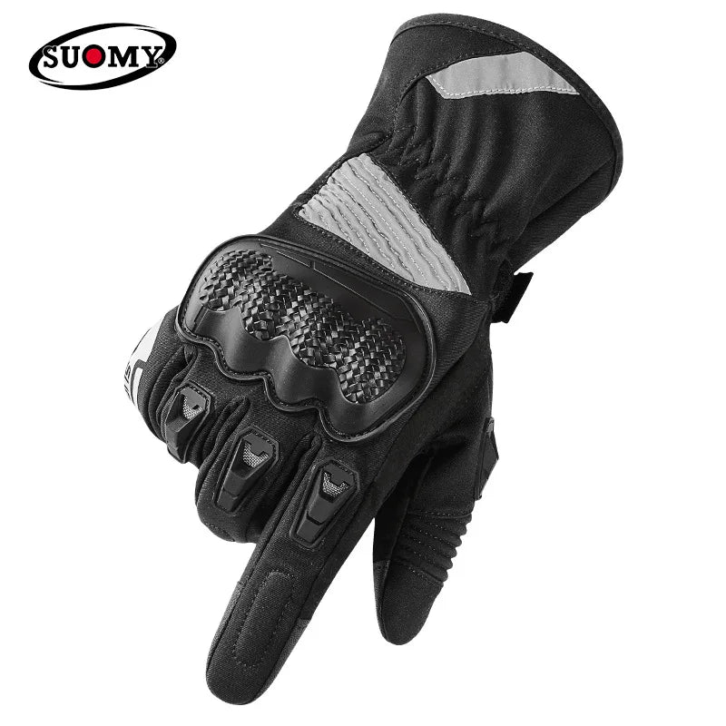Winter Warm Motorcycle Gloves 100% Waterproof  Guantes Moto Luvas Touch Screen  Motociclista Luvas Moto