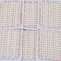 Ready to Ship Natural Cultured White Freshwater Pearls Loose Half-Drilled 3-12mm in Button Shape Half-Hole Jewelry