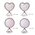 Crystal Diamond Round Heart Shape Nail Art Display Board Acrylic UV Gel Polish Holder Nail Tips Display Holder