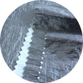 380T Crinkle Nylon Metallic Gray Silver Foil Coated Fabric