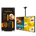 Hanging Wall Mounted Menu Display Screen 32 Inch Lcd Advertising Display Digital Menu Board for Restaurant Fast Food Shop