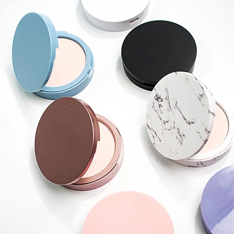 Wholesale Cosmetics Private Label Full Coverage Pressed Face Powder Waterproof Oil Control Makeup Compact Powder