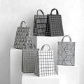 Stripe Waterproof Oxford Lunch Bag Portable Insulated Thermal Cooler Lunch Bag for Girls Student Lunch Box Picnic Bag Storage