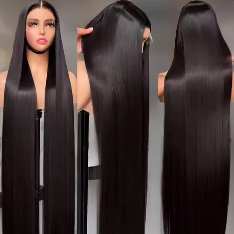 180% Density 4x4 hd Human Hair Lace Front Closure Wig Wholesale Cuticle Aligned Virgin Raw Indian Hair Wig Lace Frontal Wig
