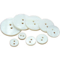 Wholesale Flat 2-hole Fashion Shirt Buttons Sewing Two Holes Freshwater Nature Pearl Shell Buttons