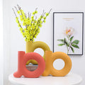 Simple Modern Nordic Ceramic Vase Plain Burnt Spotted Decorative Ornaments for Flower Arrangements Tabletop Hydroponics Vase