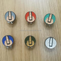 Edgy Style Metal Middle Finger Golf Ball Marker Durable Enamel Process Golf Hat Clip and Accessories