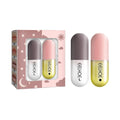 Wholesale 2pcs Mini Deep Moisturizing Lip Plumper Oil Wholesale OEM Natural Waterproof Lip Balm Set