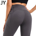 Joyyoung Low Price Sale Soft Fitness Workout Butt Lifting High Waisted Yoga Leggings With Pockets Yoga Leggings for Women
