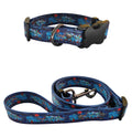 New Street Graffiti Pet Leash Trendy and Unique Nylon Dog Collar and Back Strap Suppliers Cool and Stylish Dog Leash