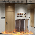 China Top Fire Door Manufacturer Custom Wood Fire Resistant Door for Hotels AS/ILAC/U-L Listed FD60 FD90 Oak Fire Rated Doors