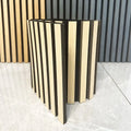 Acoustic Wood Effect Panels Oak Acoustic Slat Wood Wall Panels Absorbing Felt Acoustic Panels for Studio MegaBDM