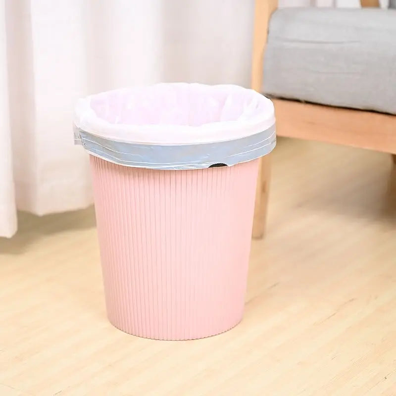 90 Counts Garbage Bags 3 Rolls of Rose Gold Trash Bags Strong and Portable Office Kitchen Bedroom Waste Bin With Custom Logo