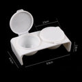 In Stock Double Hole Nail Art Tool Photo Therapy Brush Washing Pen Cup Nail Pen Wash Cup