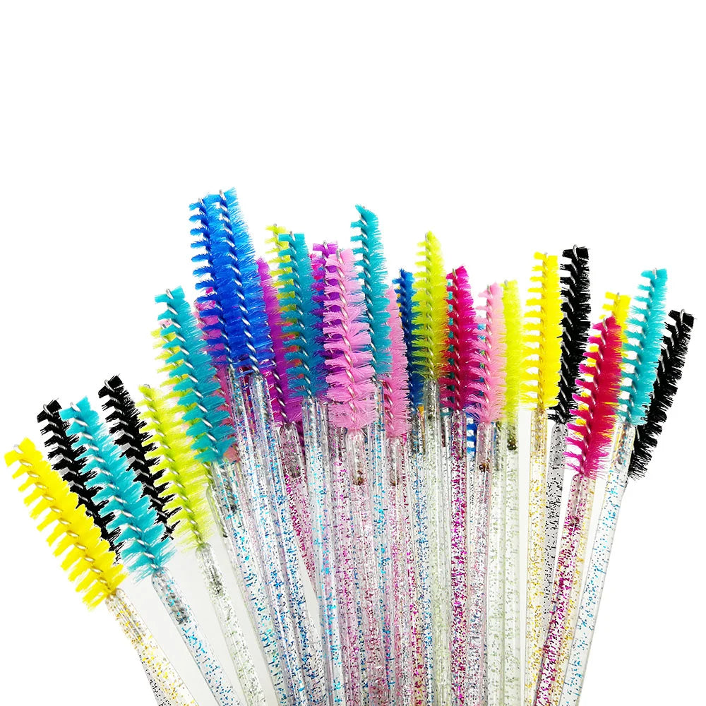 LashPlus Factory Wholesale Lash Extension Accessories Portable Lightweight Glitter Mascara Wands