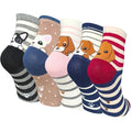 Chaussettes 5 Pairs a Box Womens Cute Dog Patterned Animal Socks Colorful Funny Casual Cotton Novelty Crew Christmas Socks Women