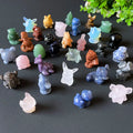 Wholesale Bulk Gemstone Pocket Monster Carving Hand Carved Crystal Poke Mon Carving