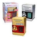 Children's Cartoon Plastic Piggy Bank Toy Electronic Digital Coin Bank with Anti-Theft Feature Christmas Gift for Money Saving