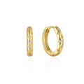 Fashion Earrings 925 Sterling Silver Statement Diamond Earrings Star Zircon Gold Plated Ear Buckle Hoop Earrings for Women