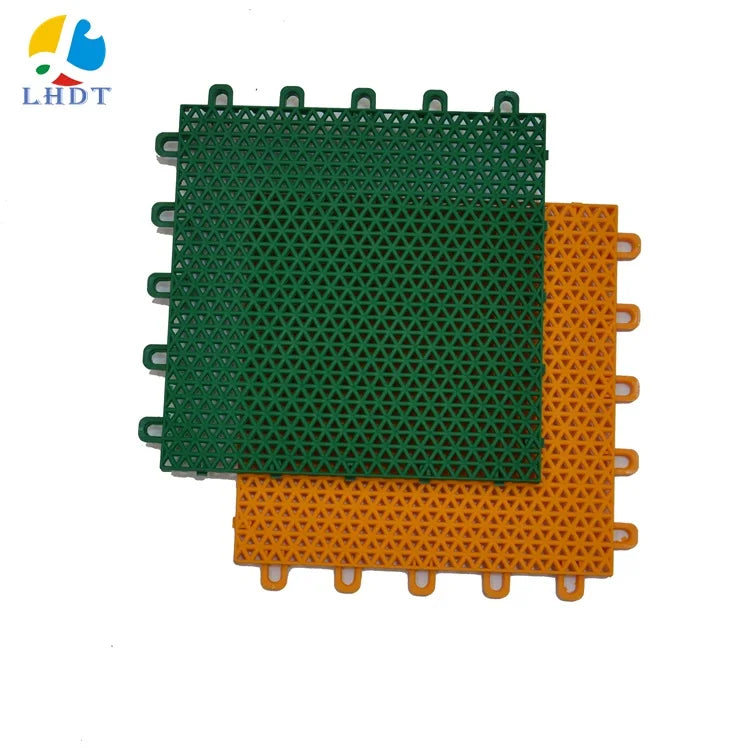 Factory Direct Homely Outdoor Sports Ground Tiles for Badminton & Basketball Synthetic Court Flooring Made of PP Material