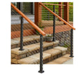 Reilbu Indoor Balustrade Post Stainless Steel Tension Wire Cable Stair Railing System