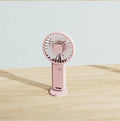 New Handheld Fan Usb Charging Small Fan Portable Mini Desktop Silent Gift logo
