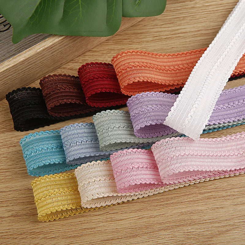 Customize Korean Single-sided Popcorn Ribbon for DIY Handmade Bow Material Gift Packaging Solid Color Stripe Ribbon